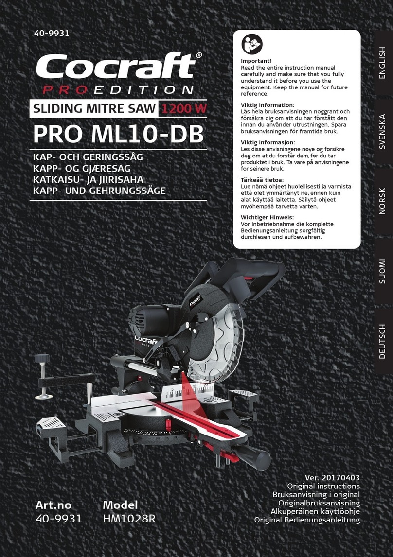 Cocraft PRO Series User manual