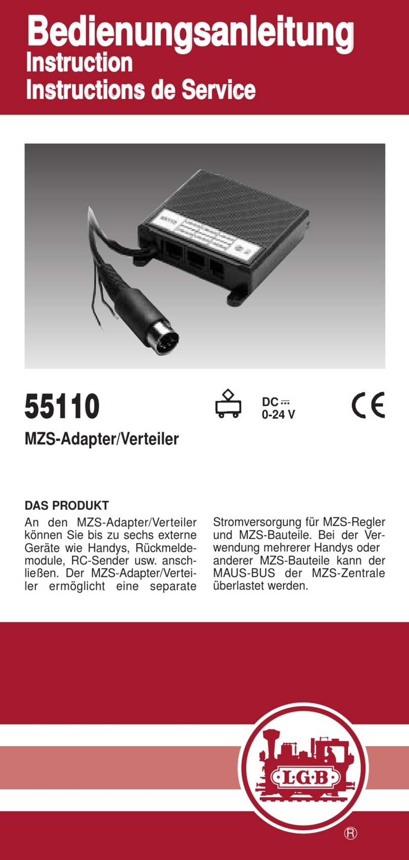 LGB 55110 Instruction