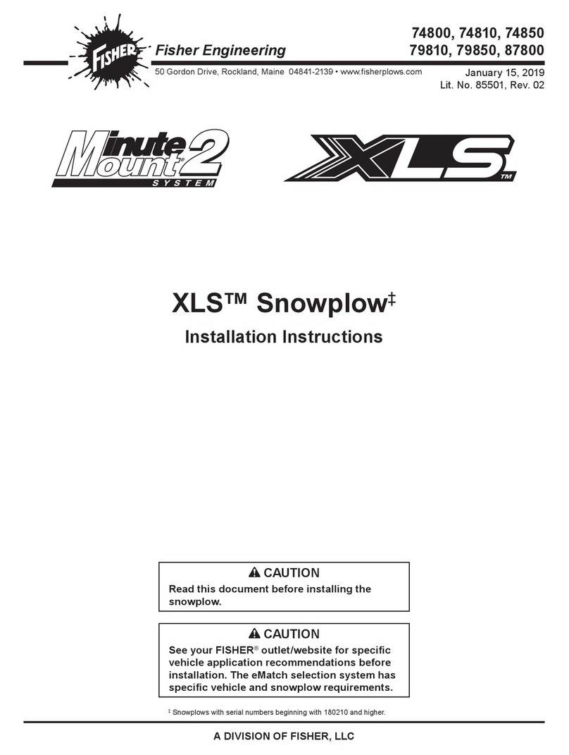 Fisher XLS 74800 installation instructions