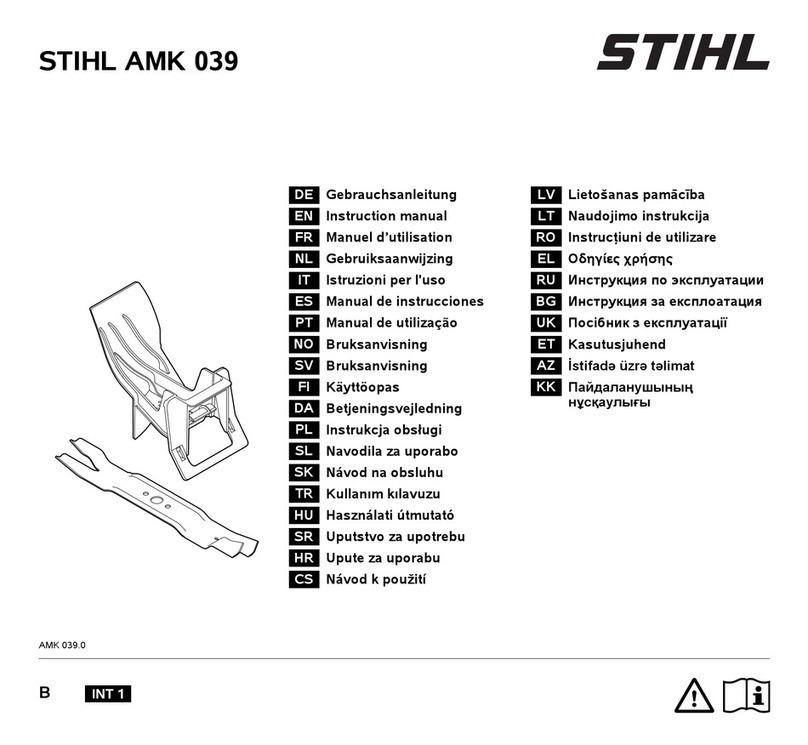Stihl AMK 039 instruction manual