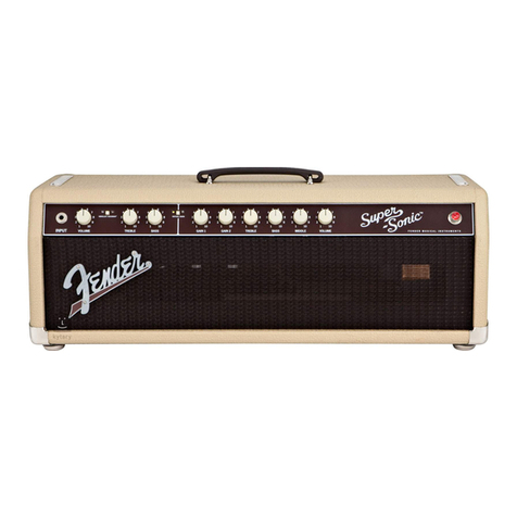 Fender Super-Sonic 60 Series User manual