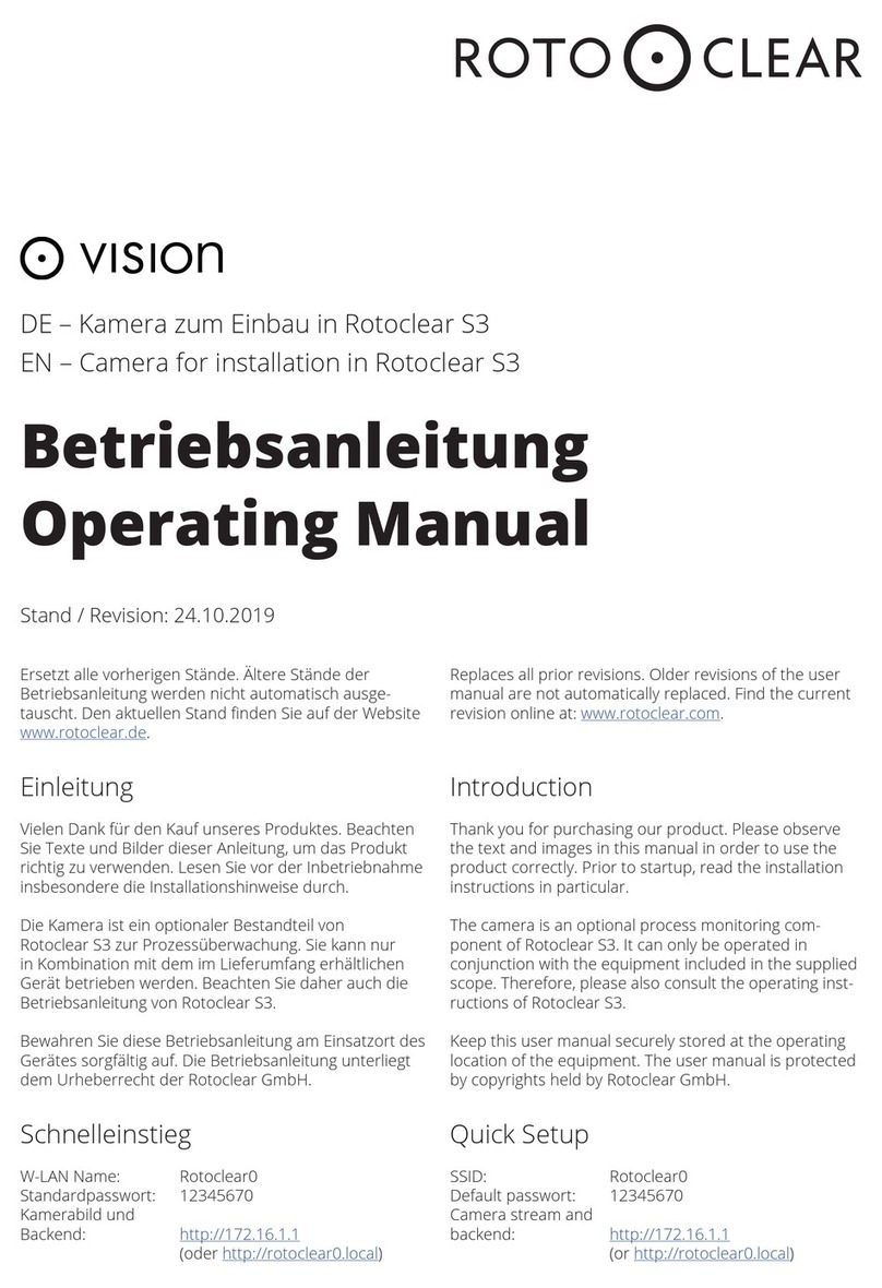 Rotoclear vision operating manual