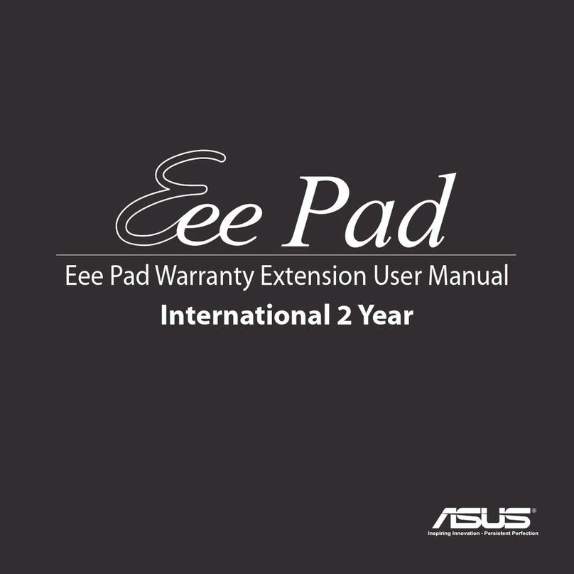 Asus EeePAD User manual
