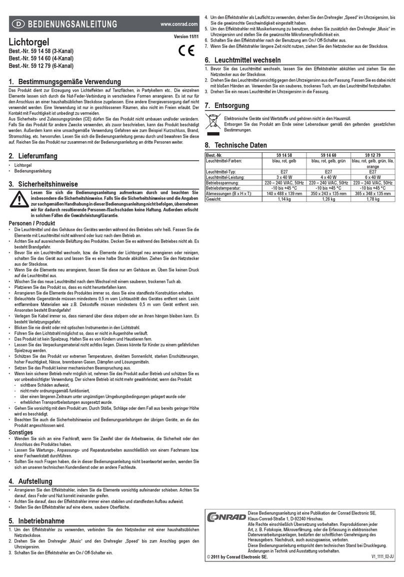 Conrad 59 14 58 User manual