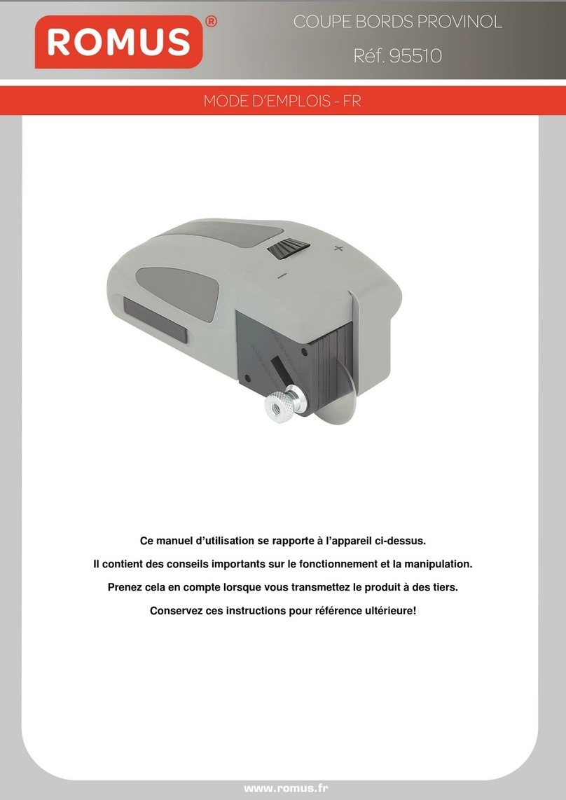 Romus PROVINOL Operation manual