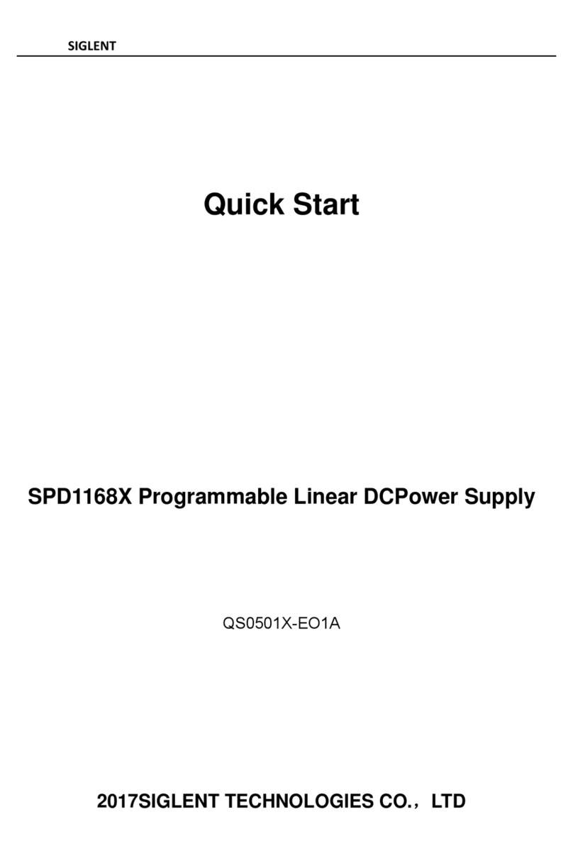 SIGLENT SPD1168X User manual SIGLENT SPD1168X User manual