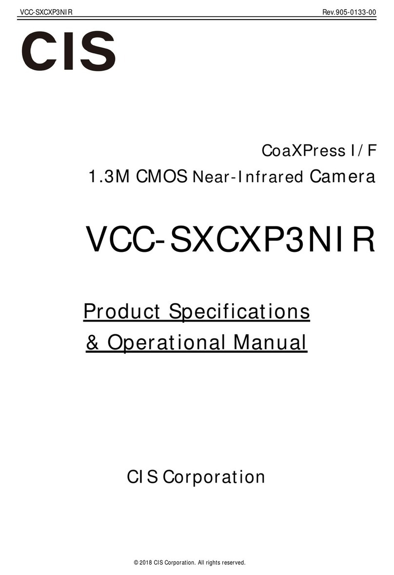 CIS VCC-SXCXP3NIR User manual