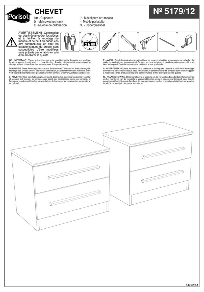 PARISOT 5179/12 quick start guide