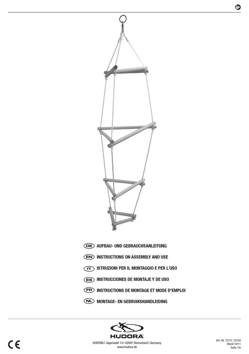 Hudora 72117 INSTRUCTIONS ON ASSEMBLY AND USE