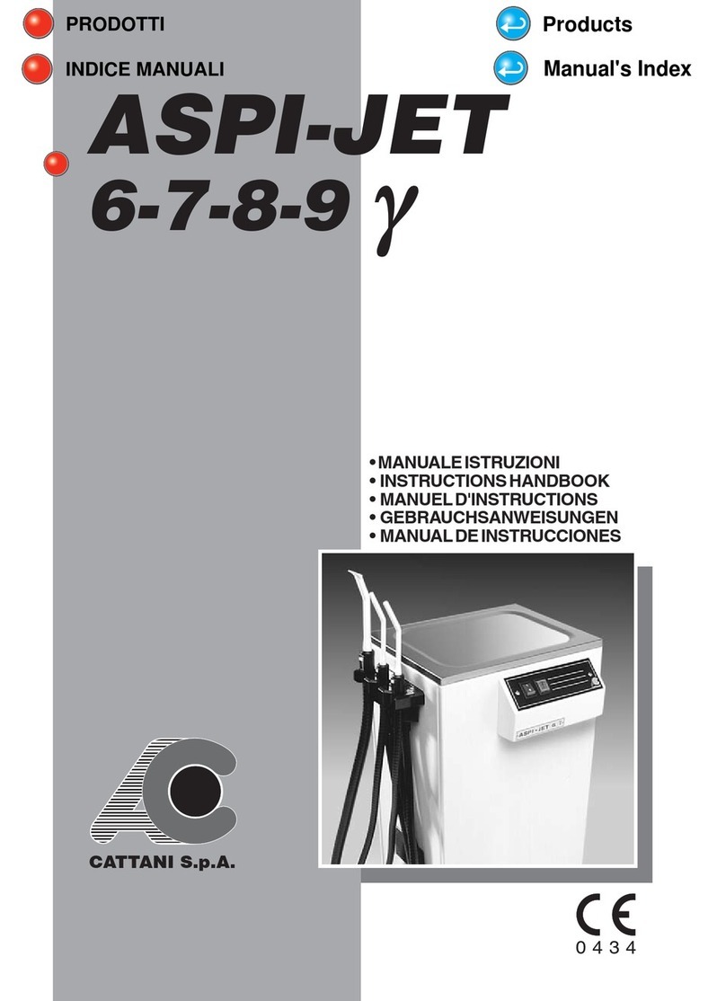 Cattani ASPI-JET 6 Instruction handbook