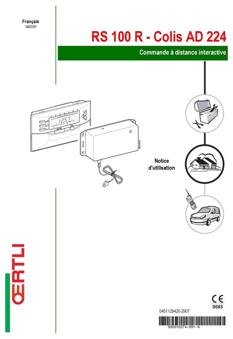 OERTLI RS 100 R User manual
