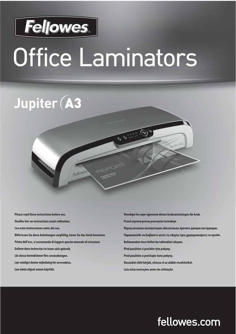 Fellowes JUPITER A3 User manual