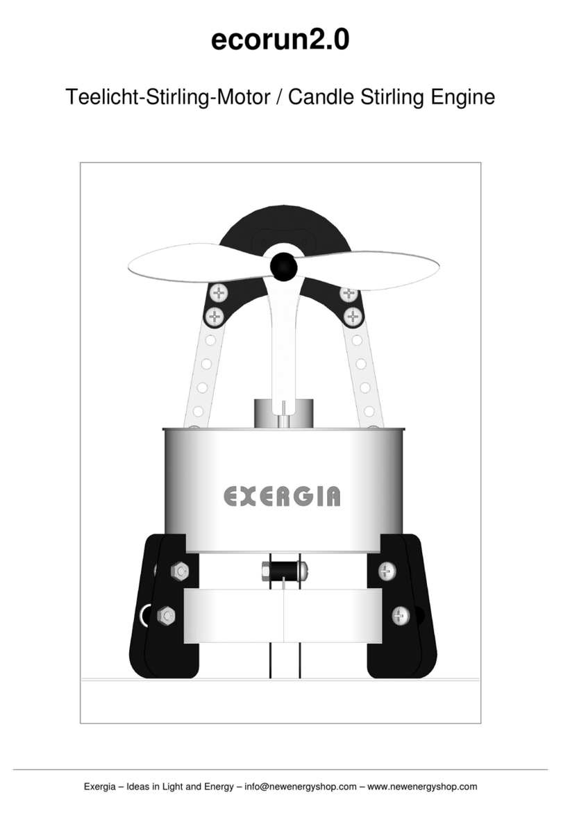 Exergia ecorun2.0 quick start guide