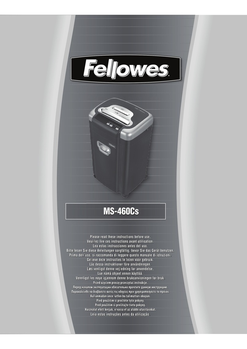 Fellowes Microshred MS-460Cs User manual