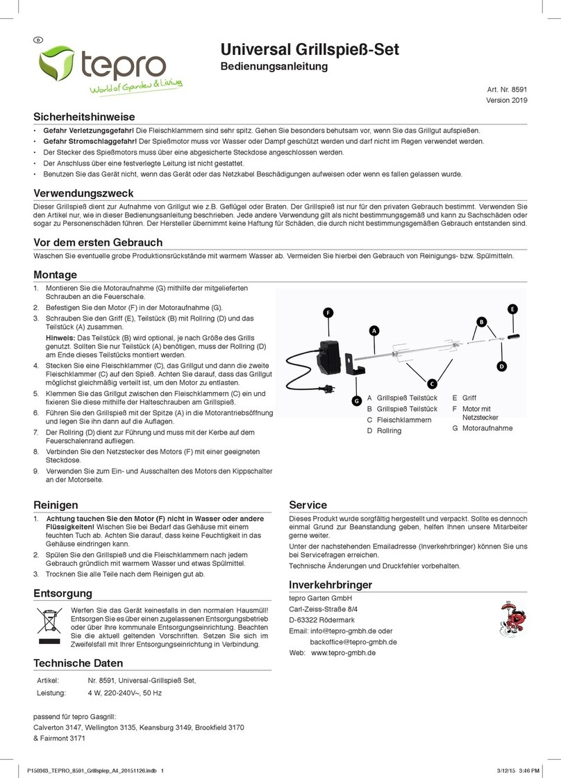 tepro 8591 operating manual
