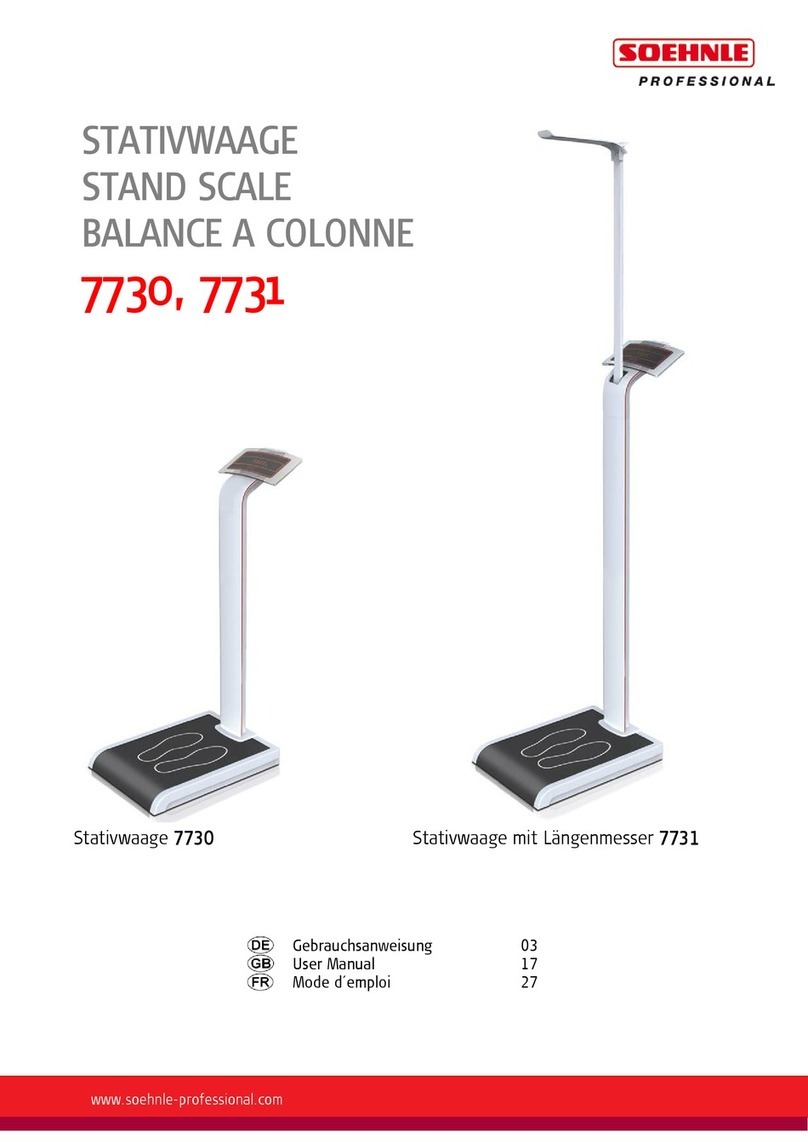 Soehnle STATIVWAAGE 7730 user manual