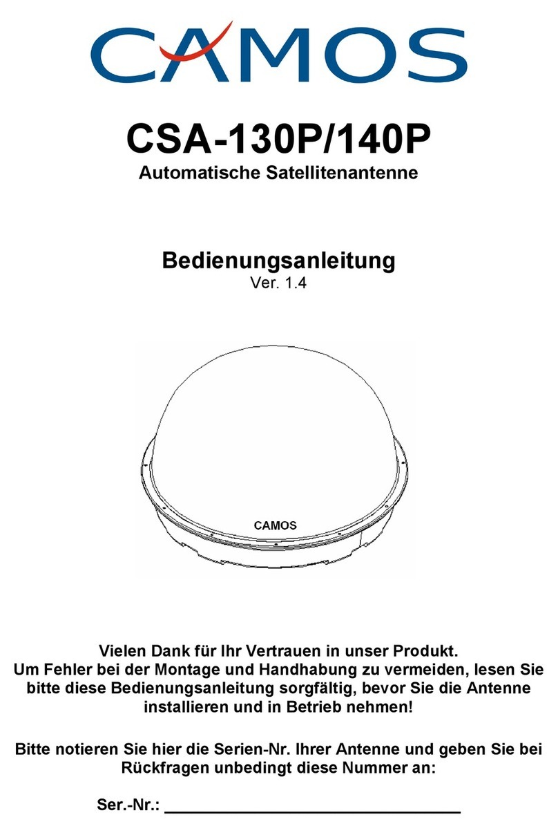 Camos CSA-130P instruction manual