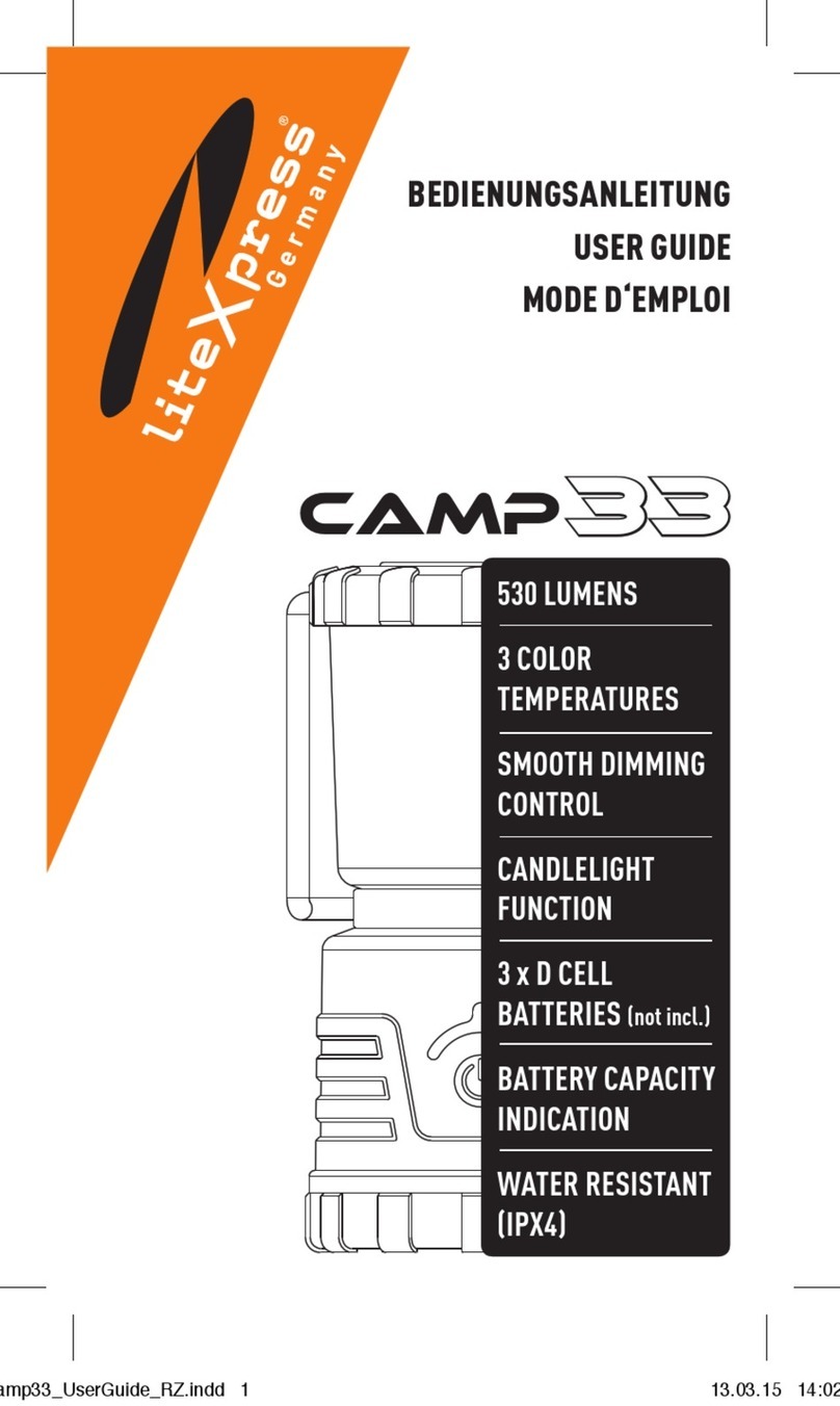 LiteXpress CAMP 33 user guide