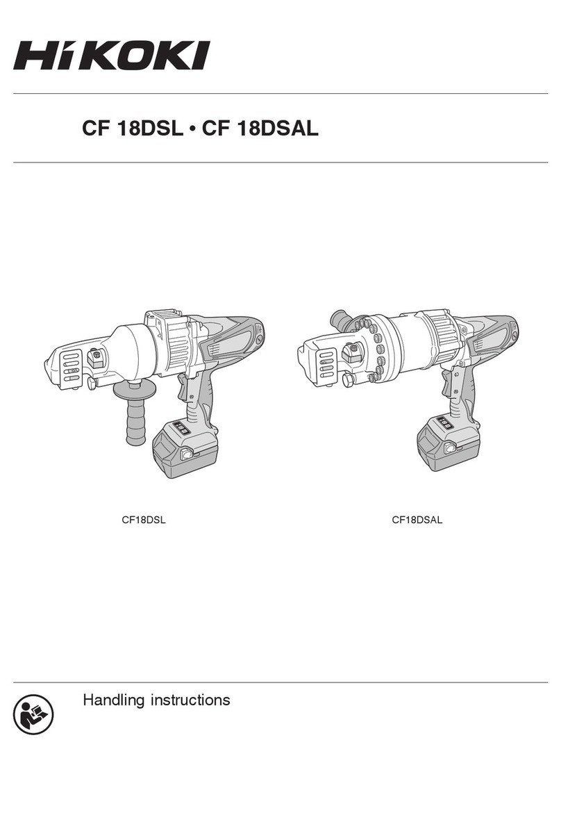 HIKOKI CF 18DSL User manual