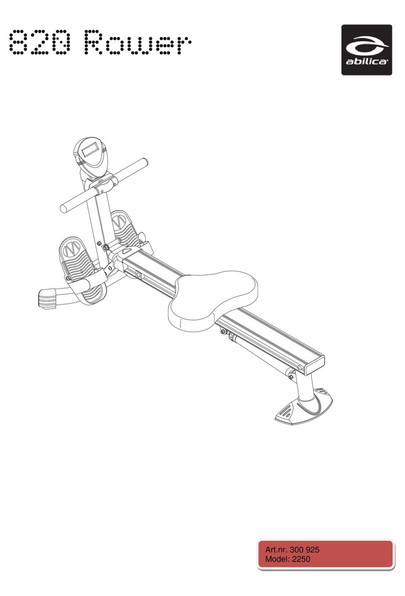 Abilica 820 Rower manual