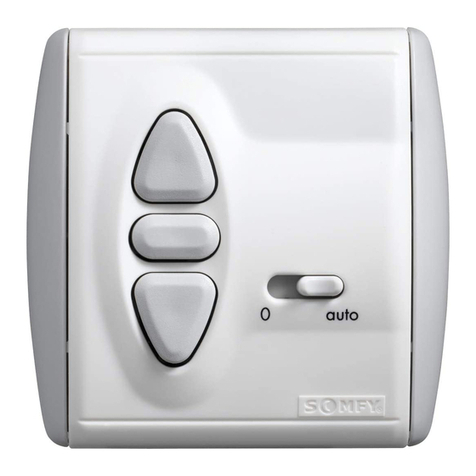 SOMFY inteo CENTRALIS RTS User manual