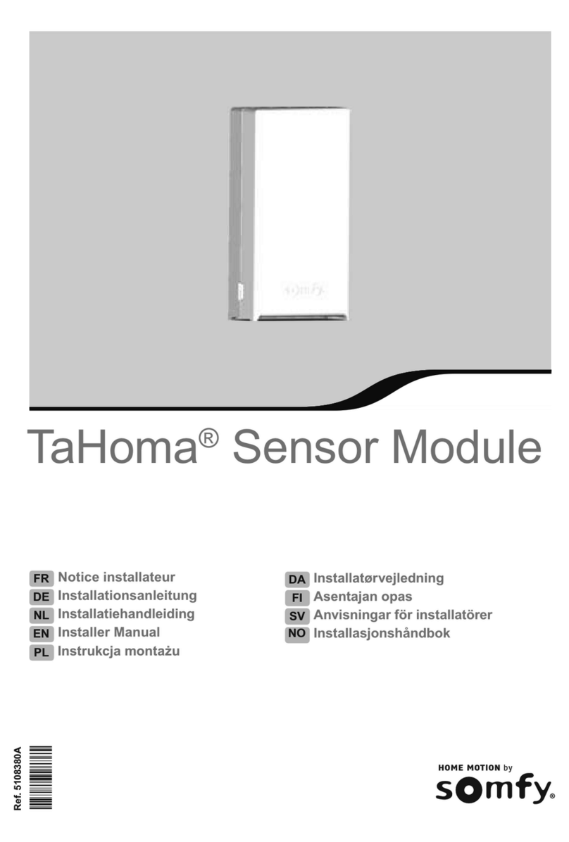 SOMFY TaHoma Series Installer manual