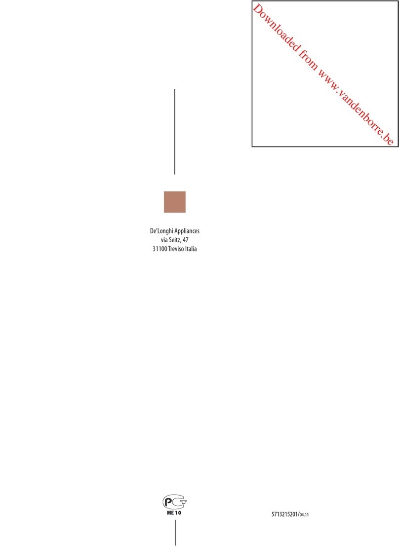 DeLonghi EC850 Instructions for use