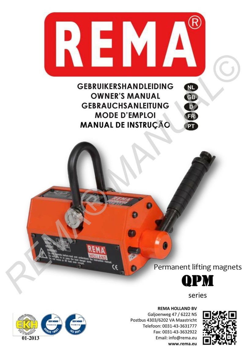 REMA QPM Series owner's manual