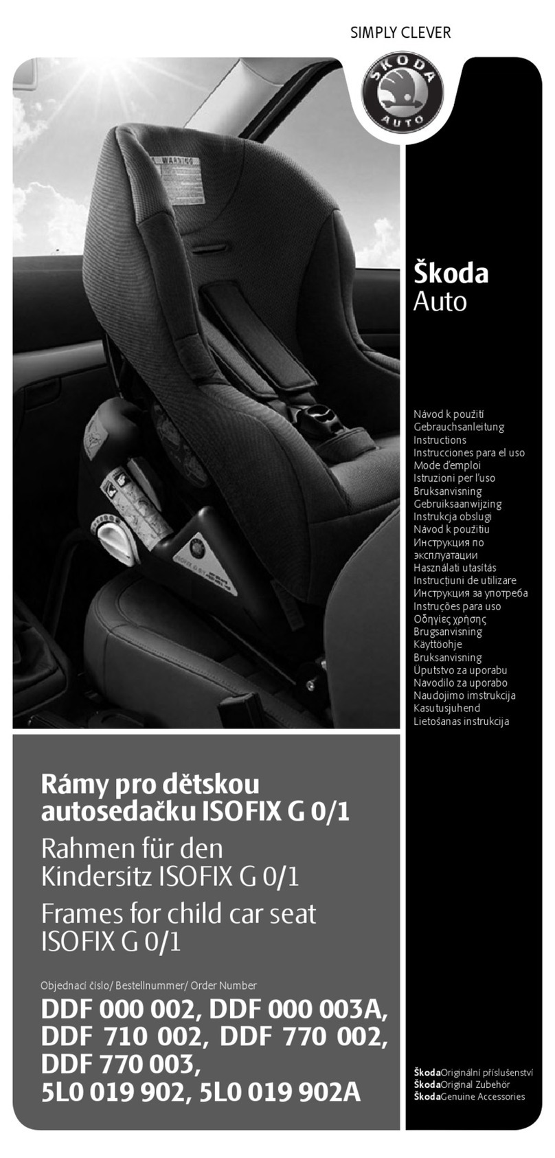 Skoda DDF 000 002 instructions