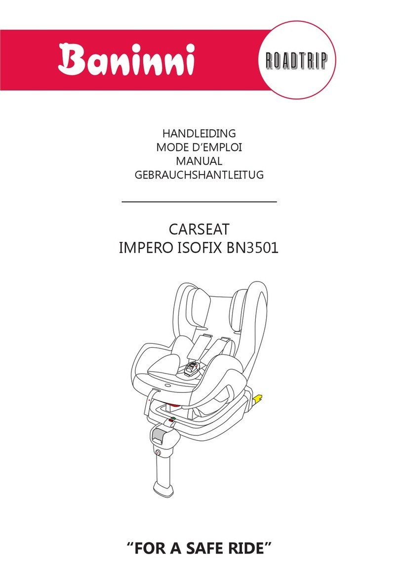 Baninni IMPERO ISOFIX BN3501 manual