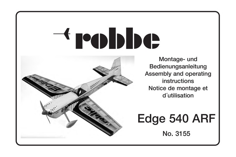 ROBBE Edge 540 ARF Assembly and operating instructions ROBBE Edge 540 ARF Assembly and operating instructions