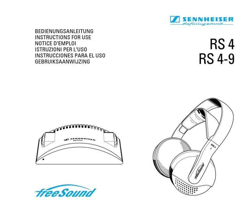 Sennheiser RS 4 Instructions for use