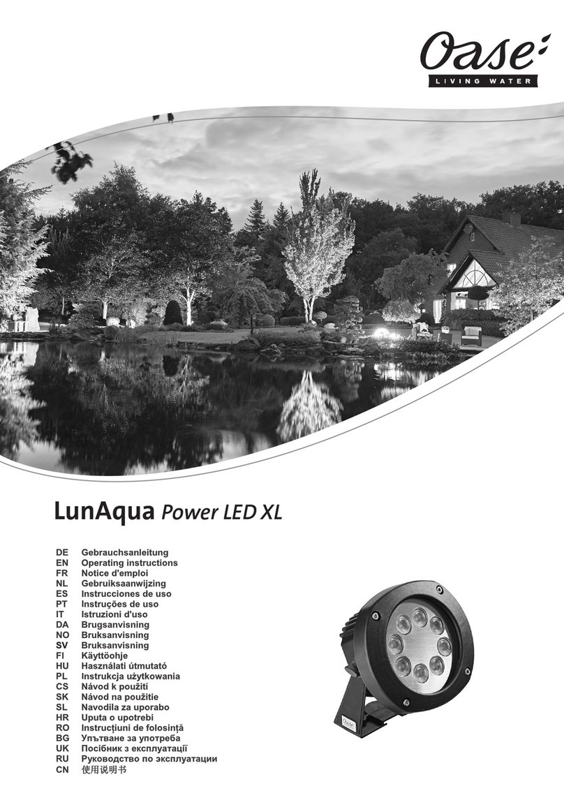 Oase LunAqua Power LED XL Series operating instructions