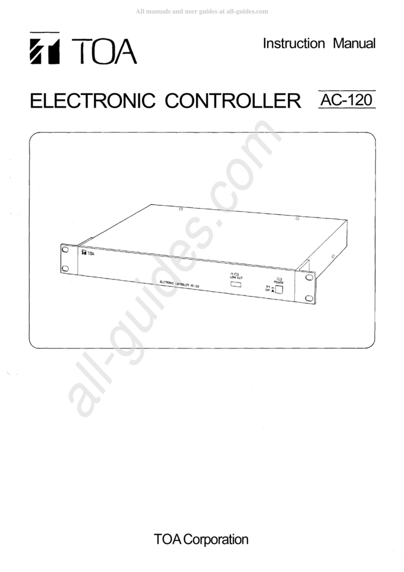 Toa AC-120 instruction manual