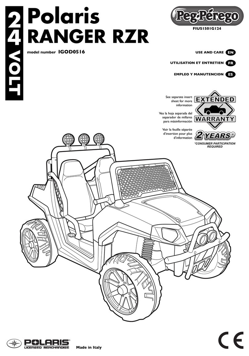 Peg-Perego Polaris Ranger RZR Installation instructions