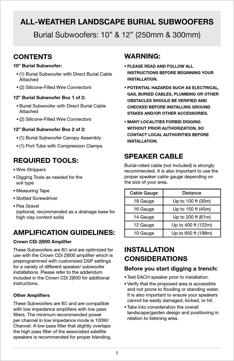 SpeakerCraft SC-BT-10 User manual