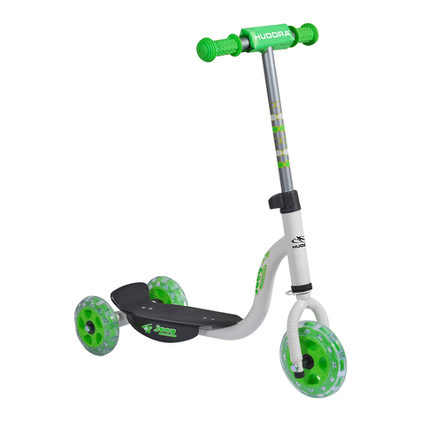 Hudora Kiddyscooter Series Instructions for assembly and use