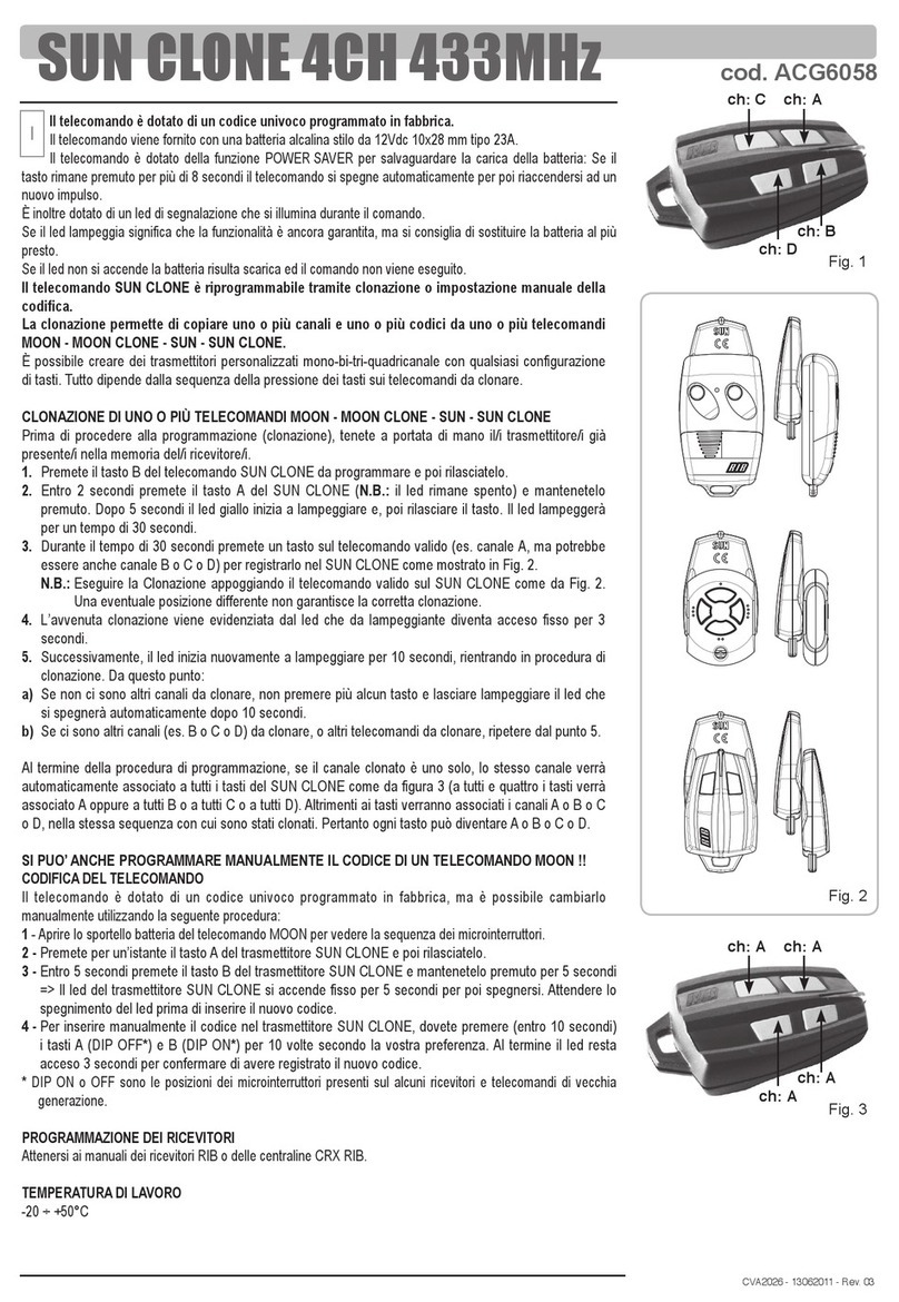 RIB SUN?CLONE ACG6058 User manual