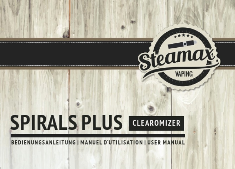 STEAMAX SPIRALS PLUS user manual