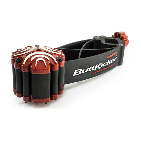 Guitammer ButtKicker Gamer manual