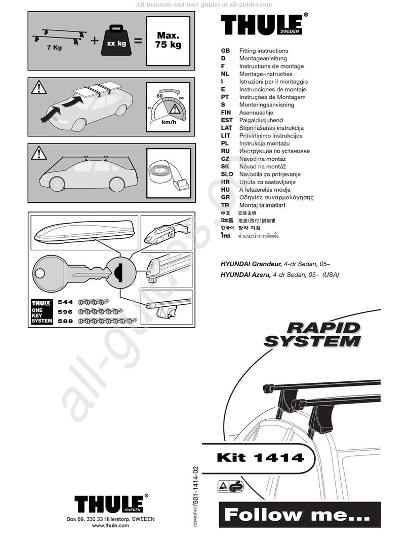 Thule Rapid System Kit 1414 User manual