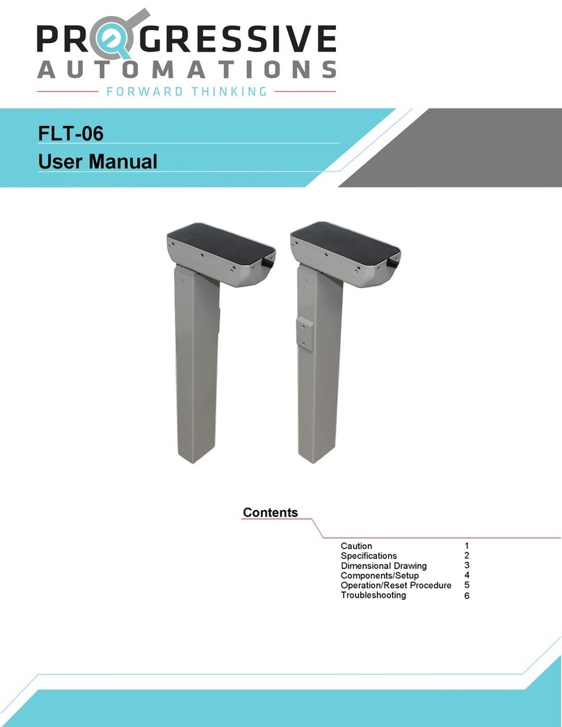 progressive automations FLT-06 User manual