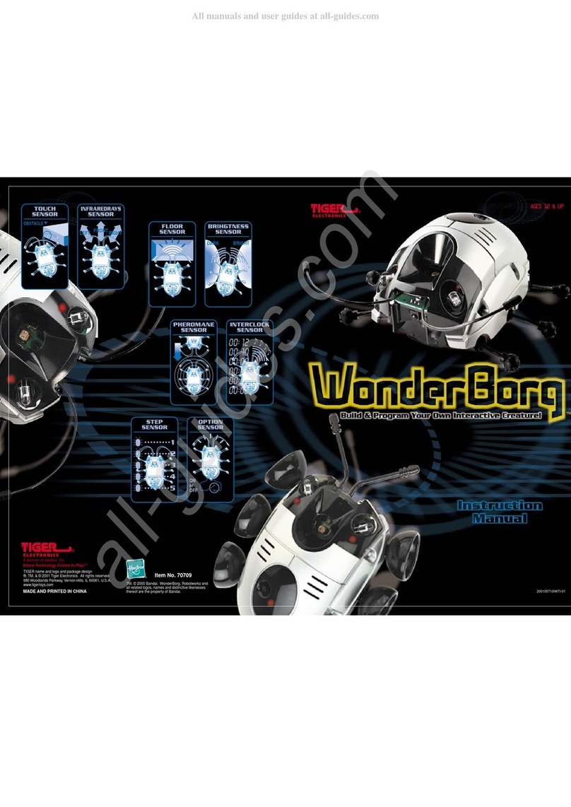 Tiger Electronics WonderBorg instruction manual