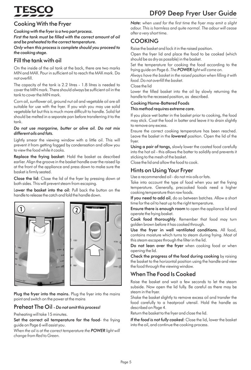 Tesco DF09 user guide