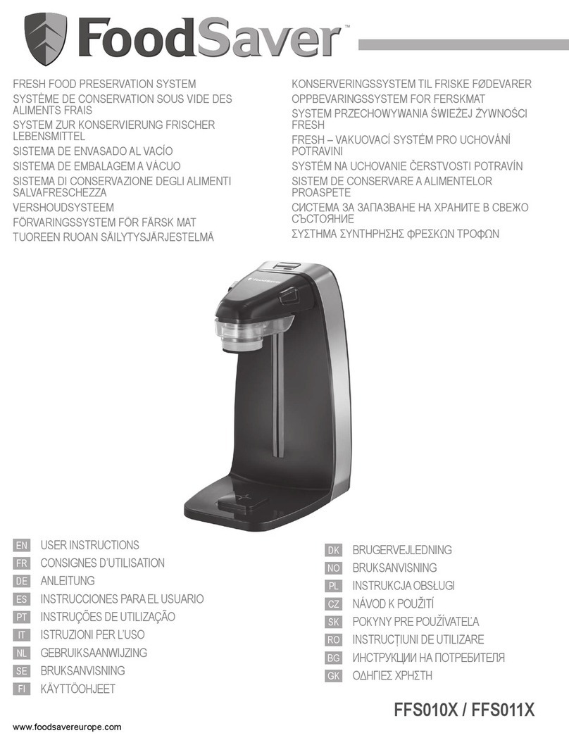 FoodSaver FFS010X User instructions