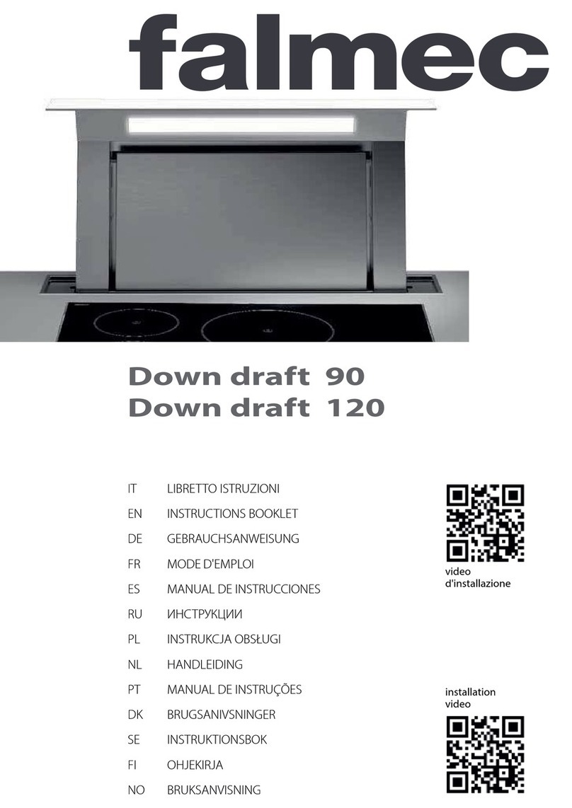 FALMEC Down Draft 90 Instruction booklet