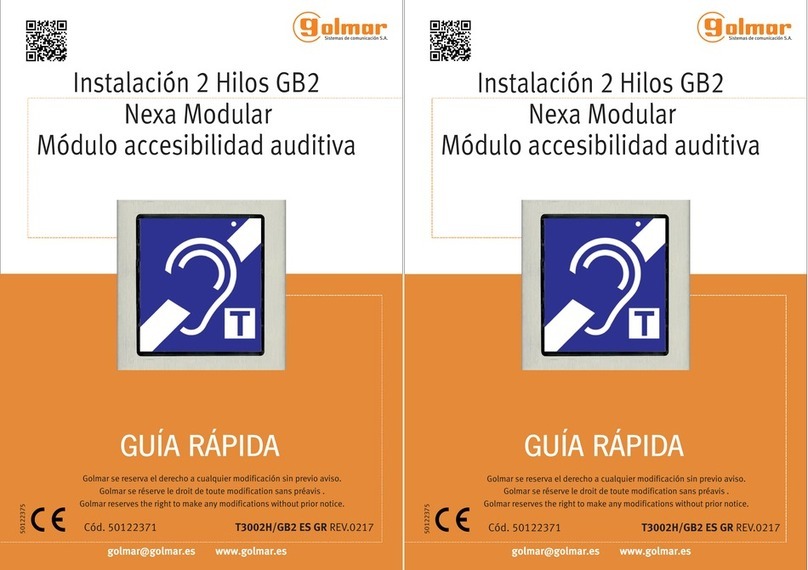 golmar T3002H/GB2 quick guide