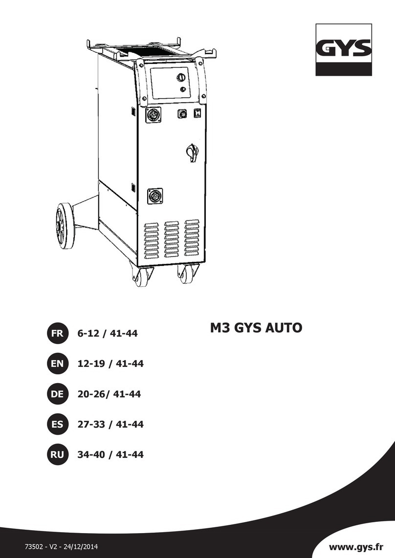GYS M3 AUTO manual