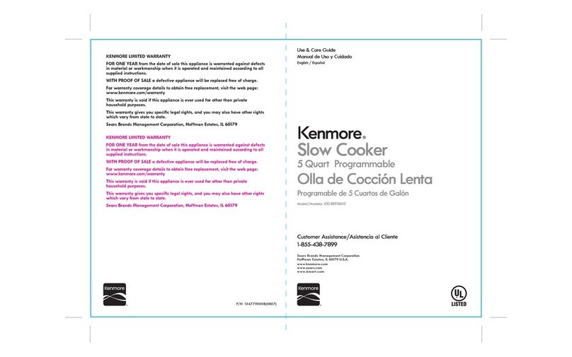 Kenmore KMOPPSC Use & care guide