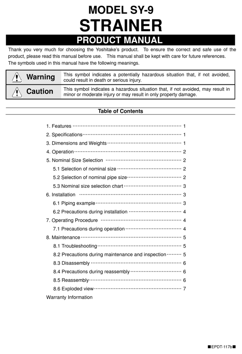 Yoshitake SY-9 product manual